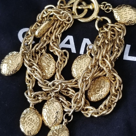 CHANEL Jewelry - Logos Metals Vintage Chanel